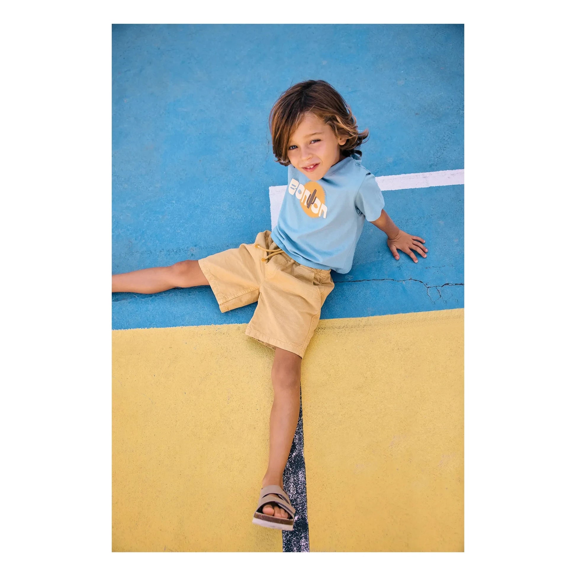Bonton - Tubo Cactus T-shirt | Light blue