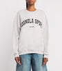 Adanola Grey Organic Cotton Logo Sweatshirt
