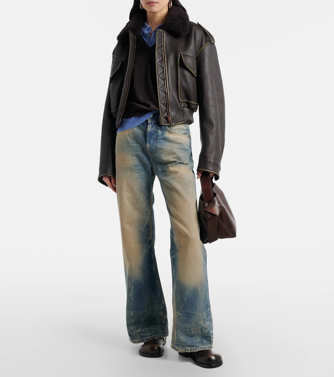 Acne Studios - Layered wool polo sweater