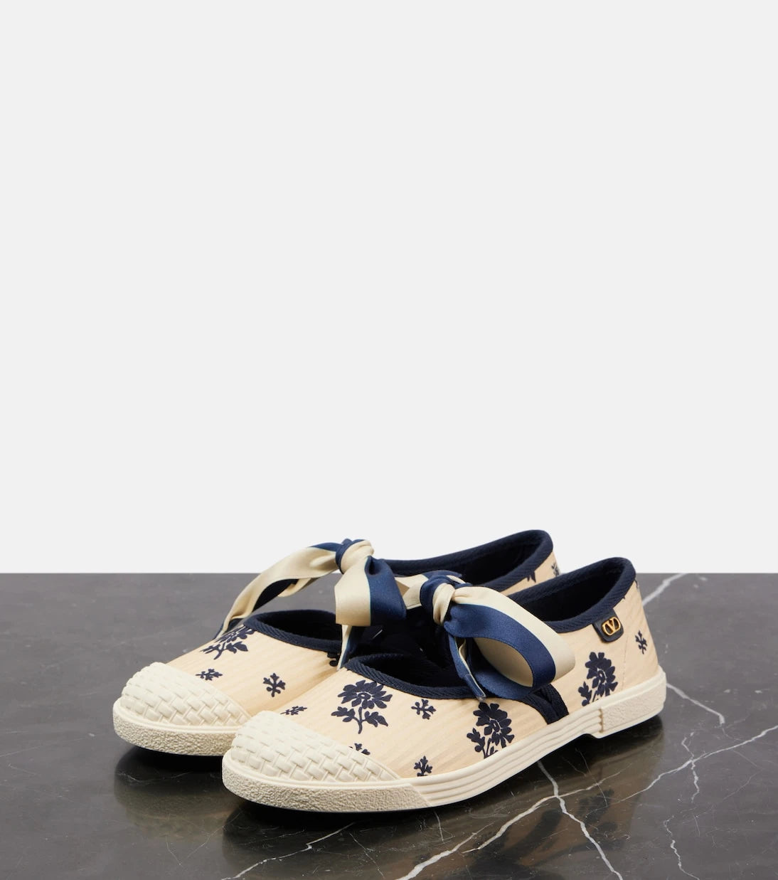 Valentino Garavani - Bay By Bay printed canvas sneakers