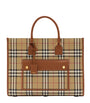 Burberry Brown Medium Check Freya Tote Bag