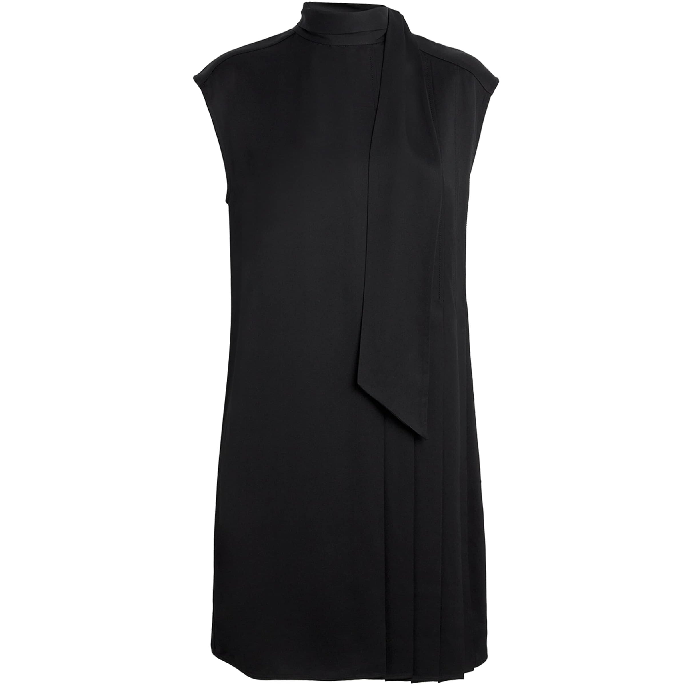 Joseph Black Light Crepe Sandy Mini Dress