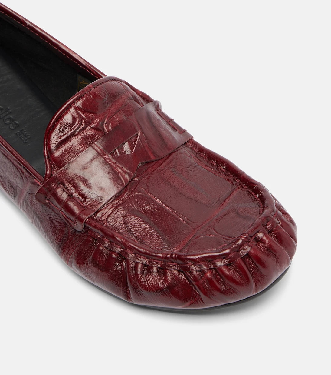 Acne Studios - Bojan croc-effect leather loafers