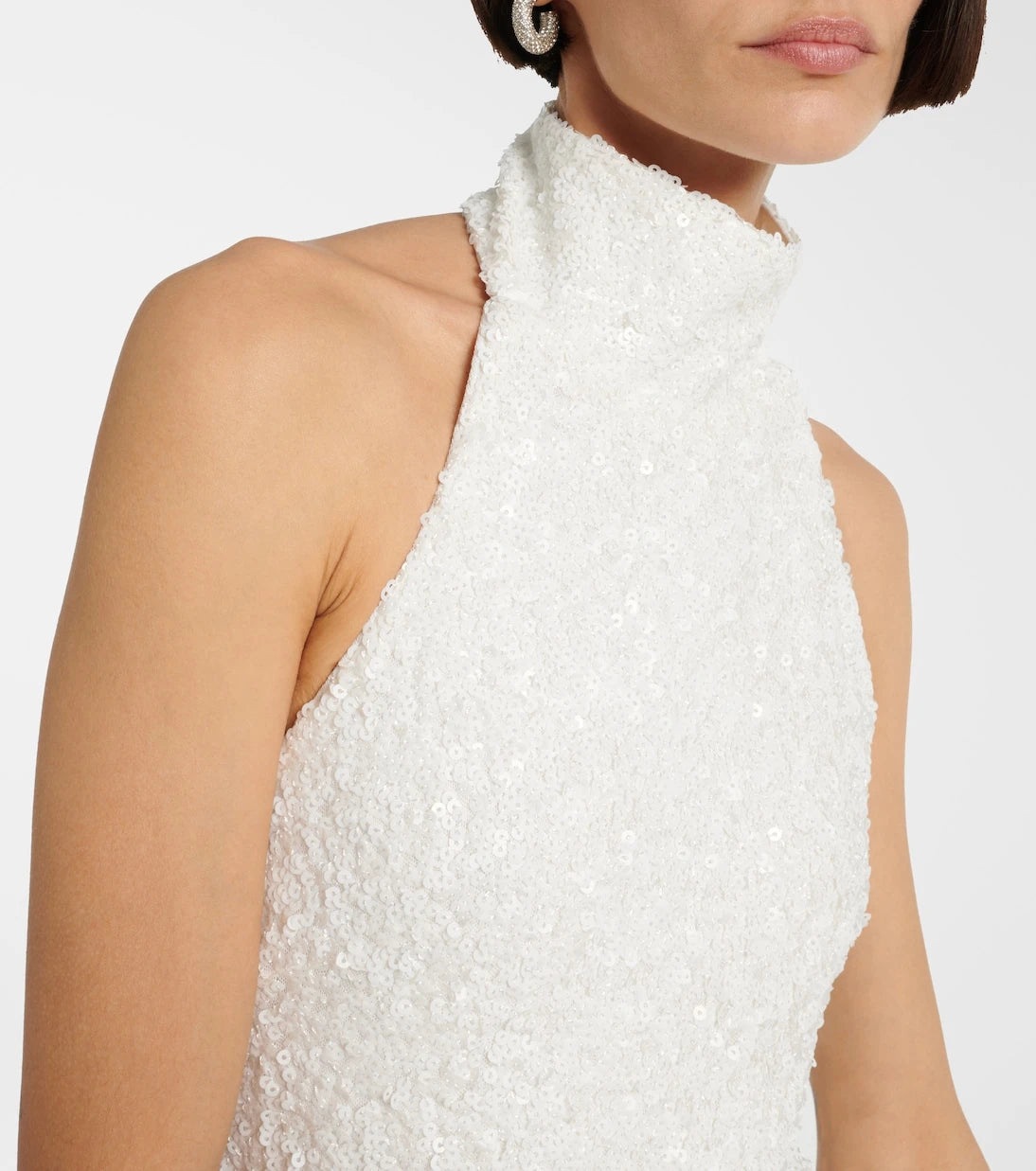Rotate - Bridal sequined halterneck gown
