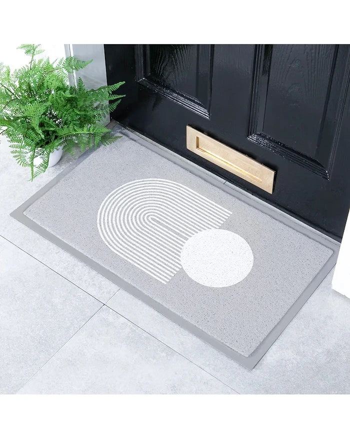Artsy Doormats Gri Soyut Küre 70 x 40 cm