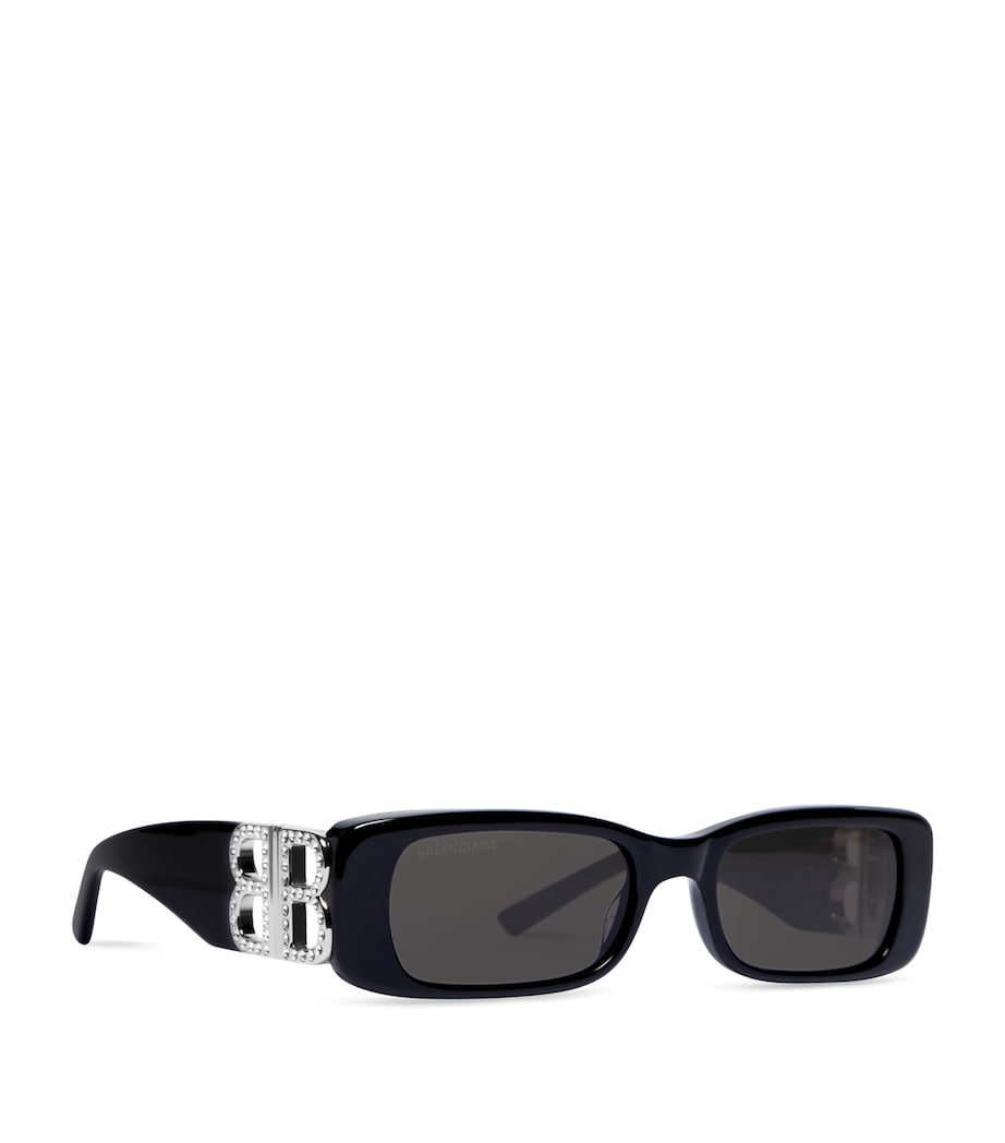 Black Dynasty Rectangle Sunglasses