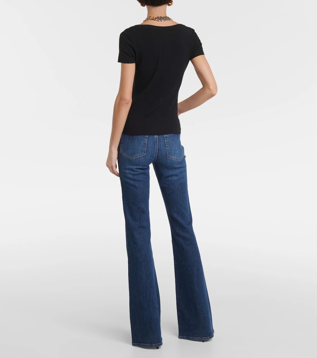 Frame - Rib Baby Tee jersey top