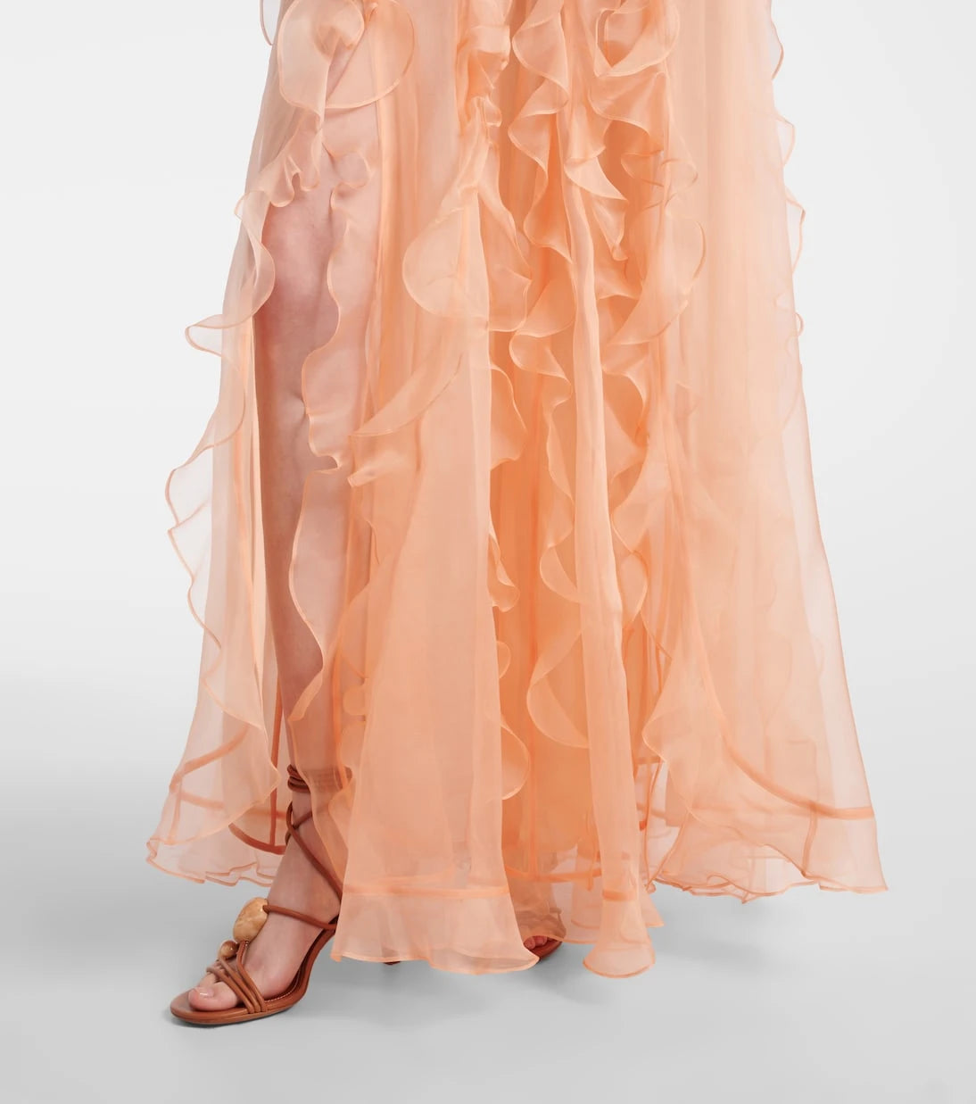 Zimmermann - Balance ruffled silk organza maxi dress