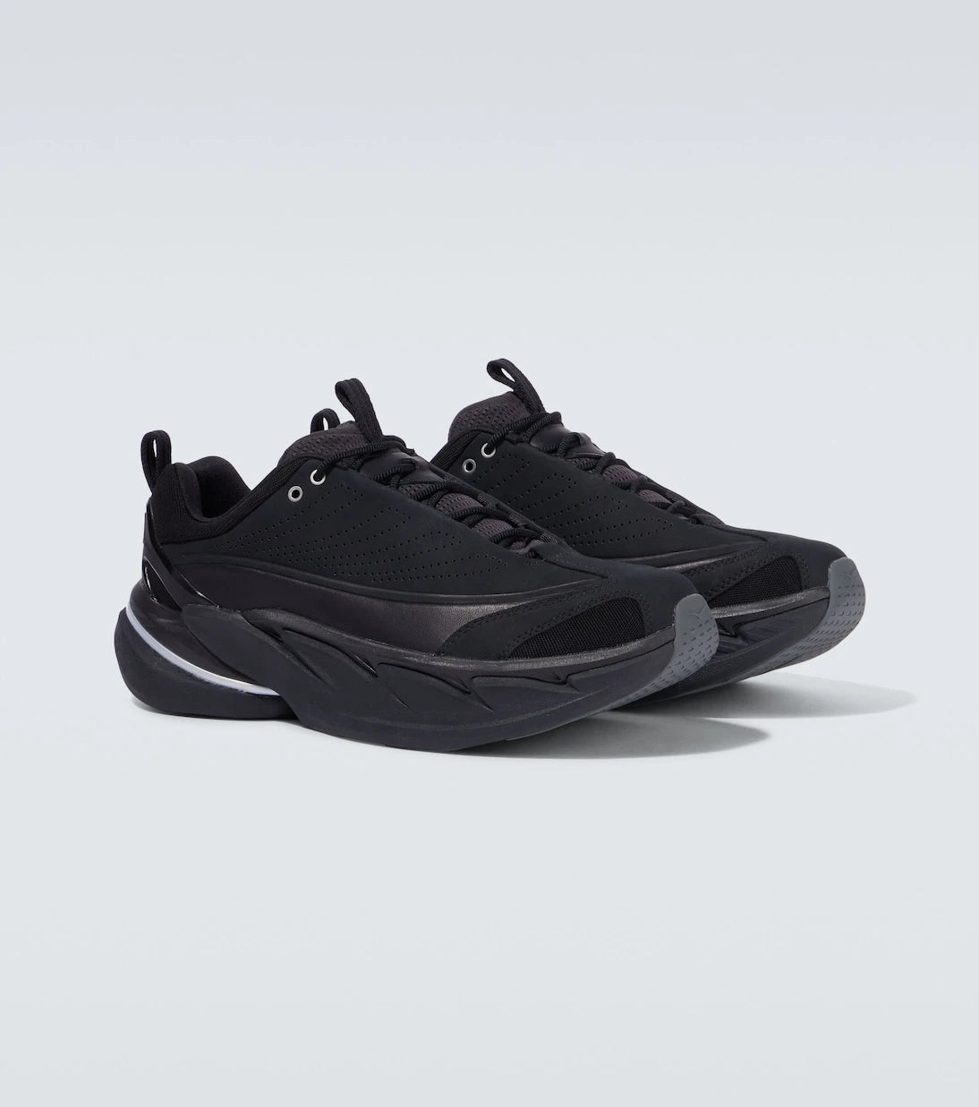 Hoka One One - حذاء رياضي Elevon X مُزيّن بالجلد