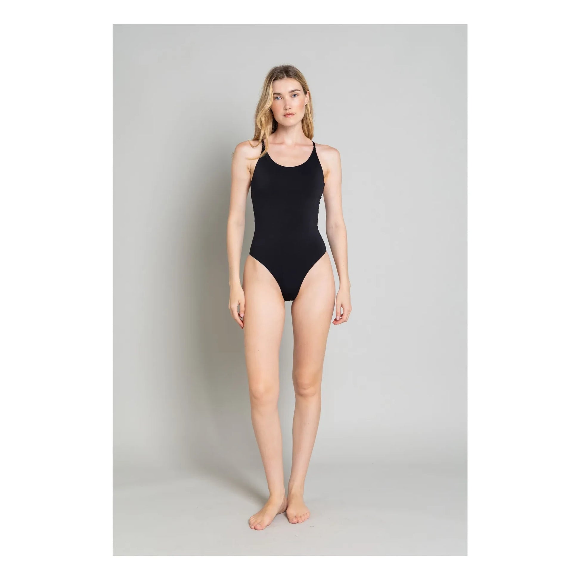 Smallable Woman - Amy 1 Piece Cross Back Swimsuit | Black