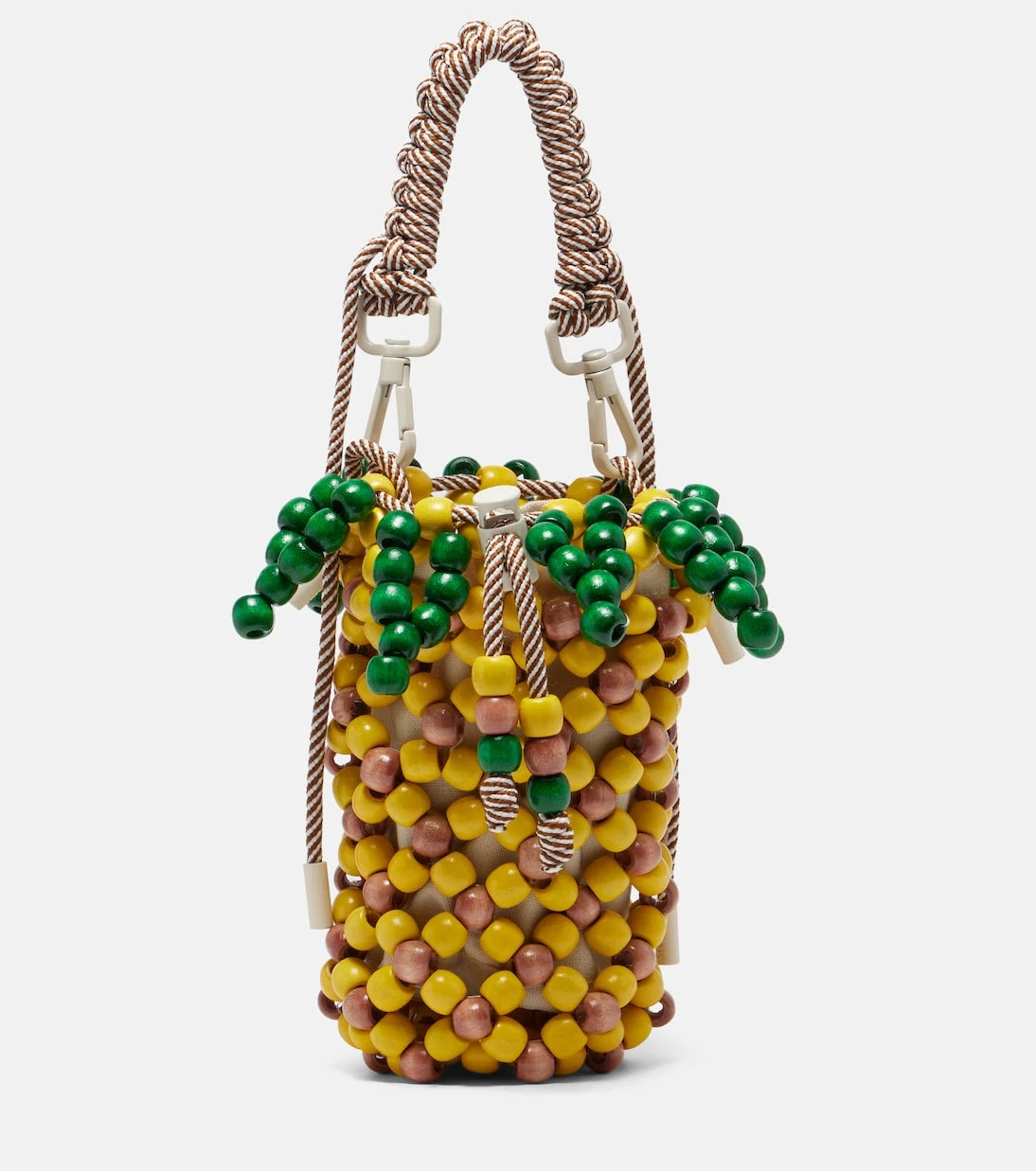 Alémais - حقيبة Pineapple Mini ذات اليد العلوية المطرزة بالخرز