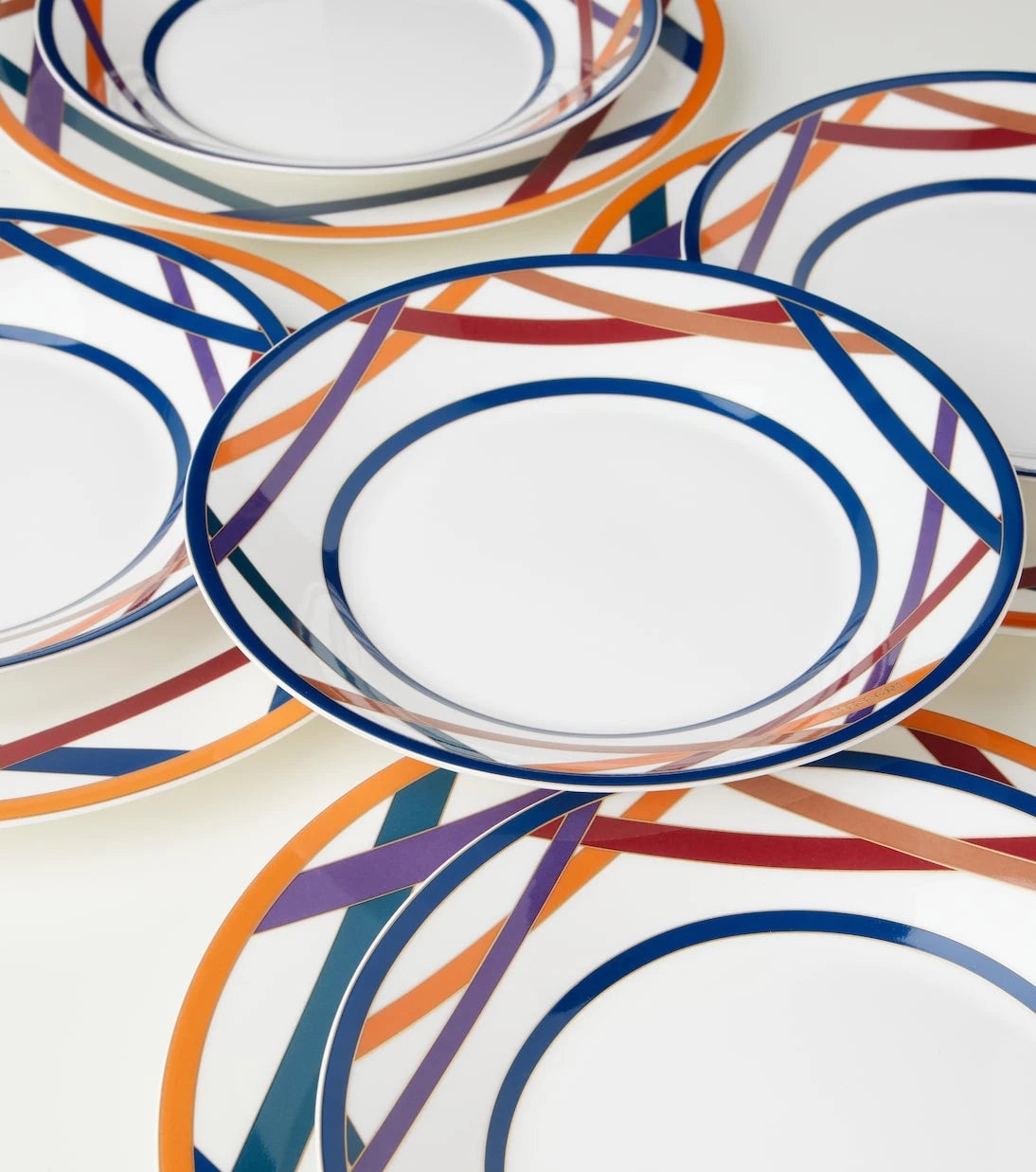 Missoni - Nastri set of 6 ceramic soup plates