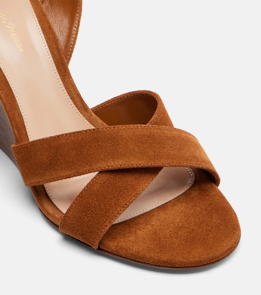 Gianvito Rossi - Ines suede wedge sandals