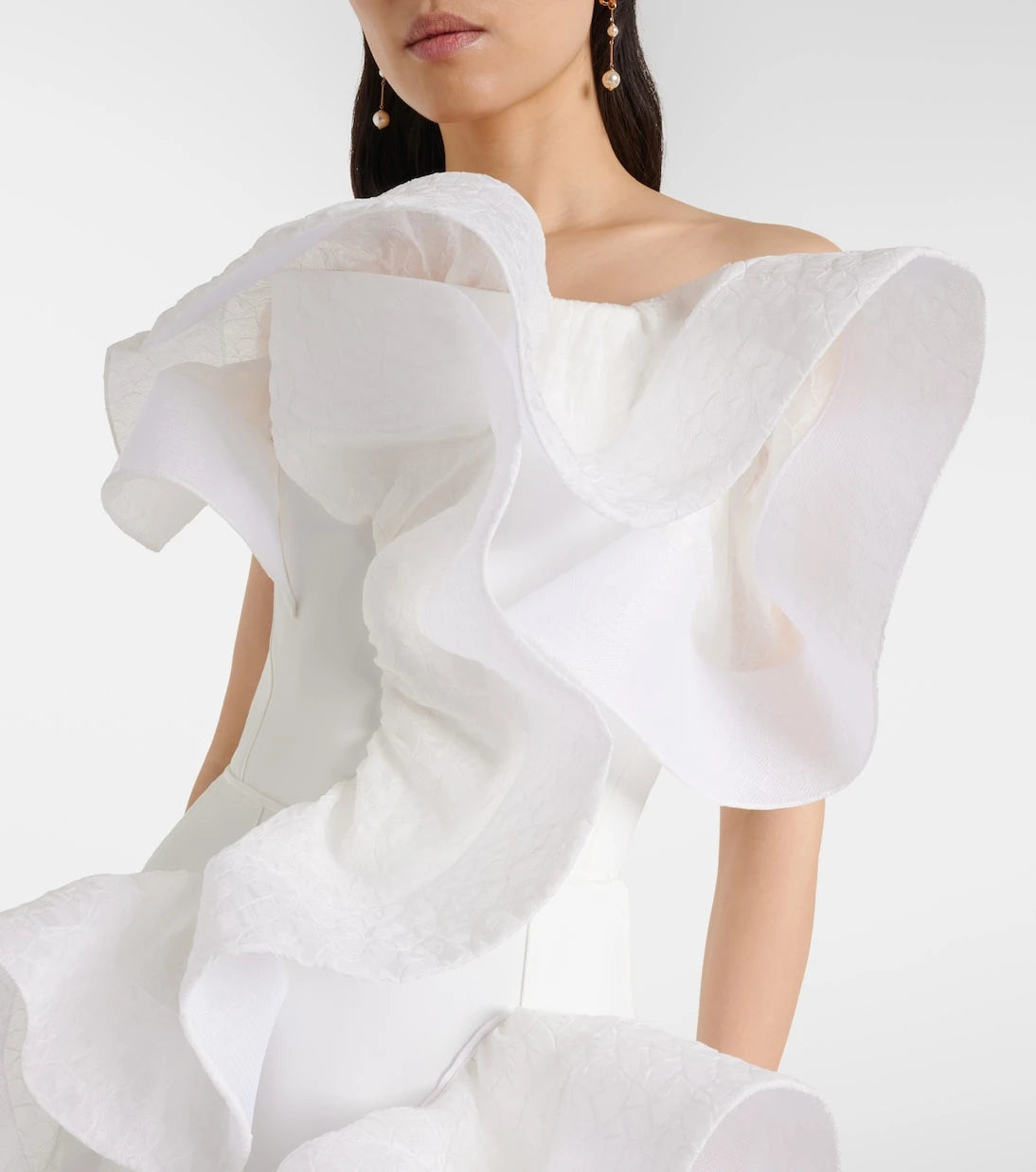 Maticevski - Indulgence ruffled bustier gown