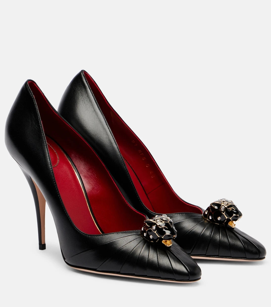 Valentino Garavani - Pas De Chat 105 leather pumps