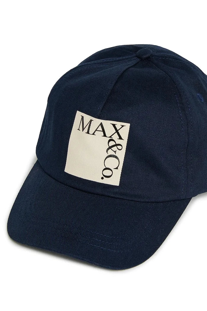 Детска памучна шапка с козирка MAX&Co. MAXF13F HAT