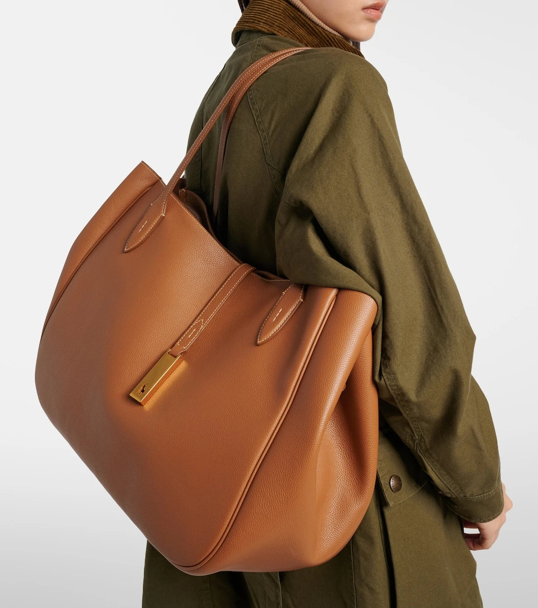 Polo Ralph Lauren - Polo ID Large leather tote bag