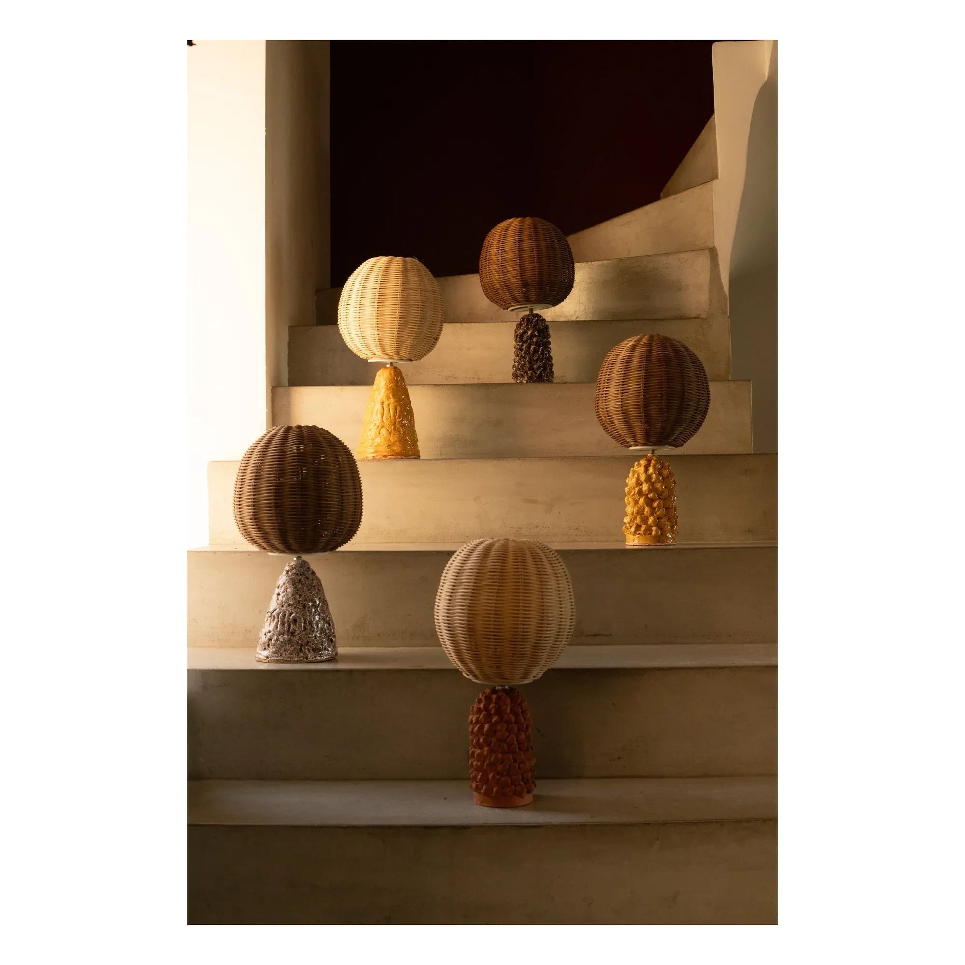 Honoré - Rose table lamp | Yellow