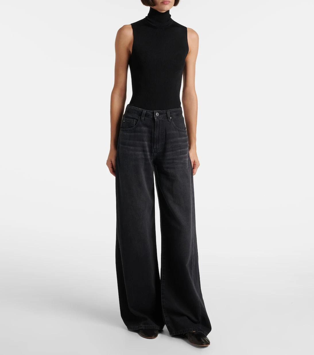 AG Jeans - Helsinki high-rise wide-leg jeans