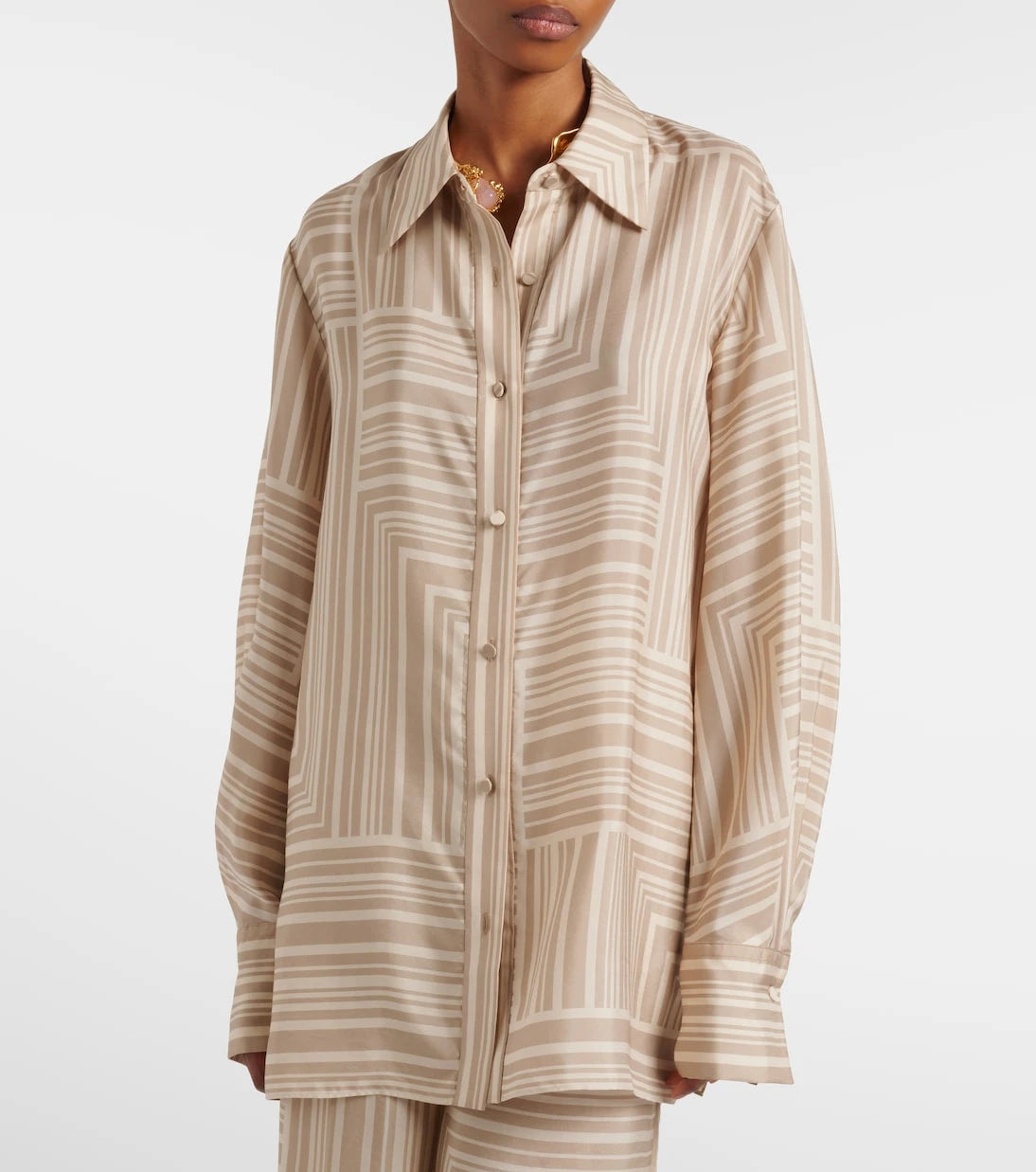 Joseph - Atlan printed silk shirt