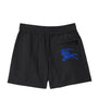 Black Nylon EKD Shorts