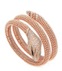 Rose Gold and Diamond Serpenti Pallini Cuff Bracelet