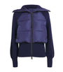Navy Knitted HyBridge Astoria Jacket