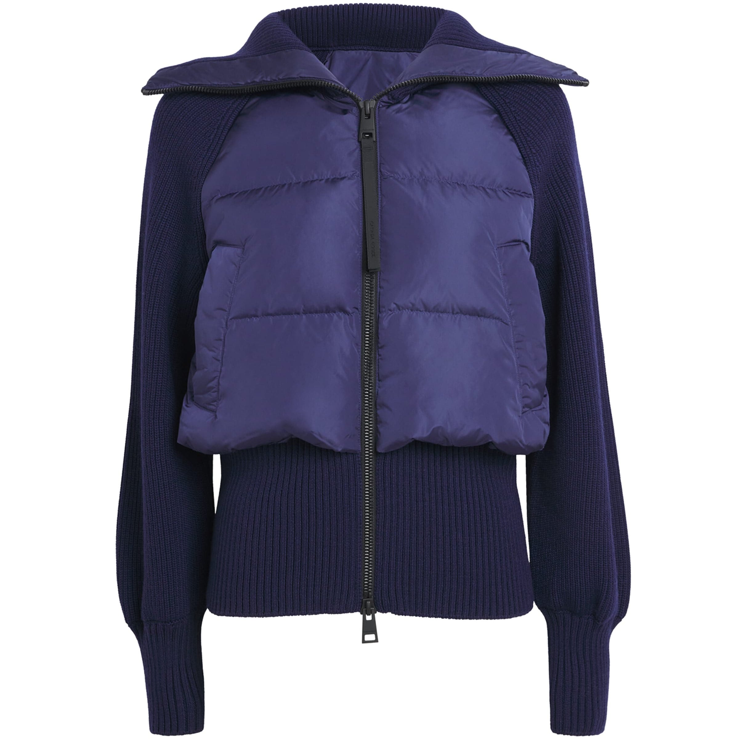 Navy Knitted HyBridge Astoria Jacket