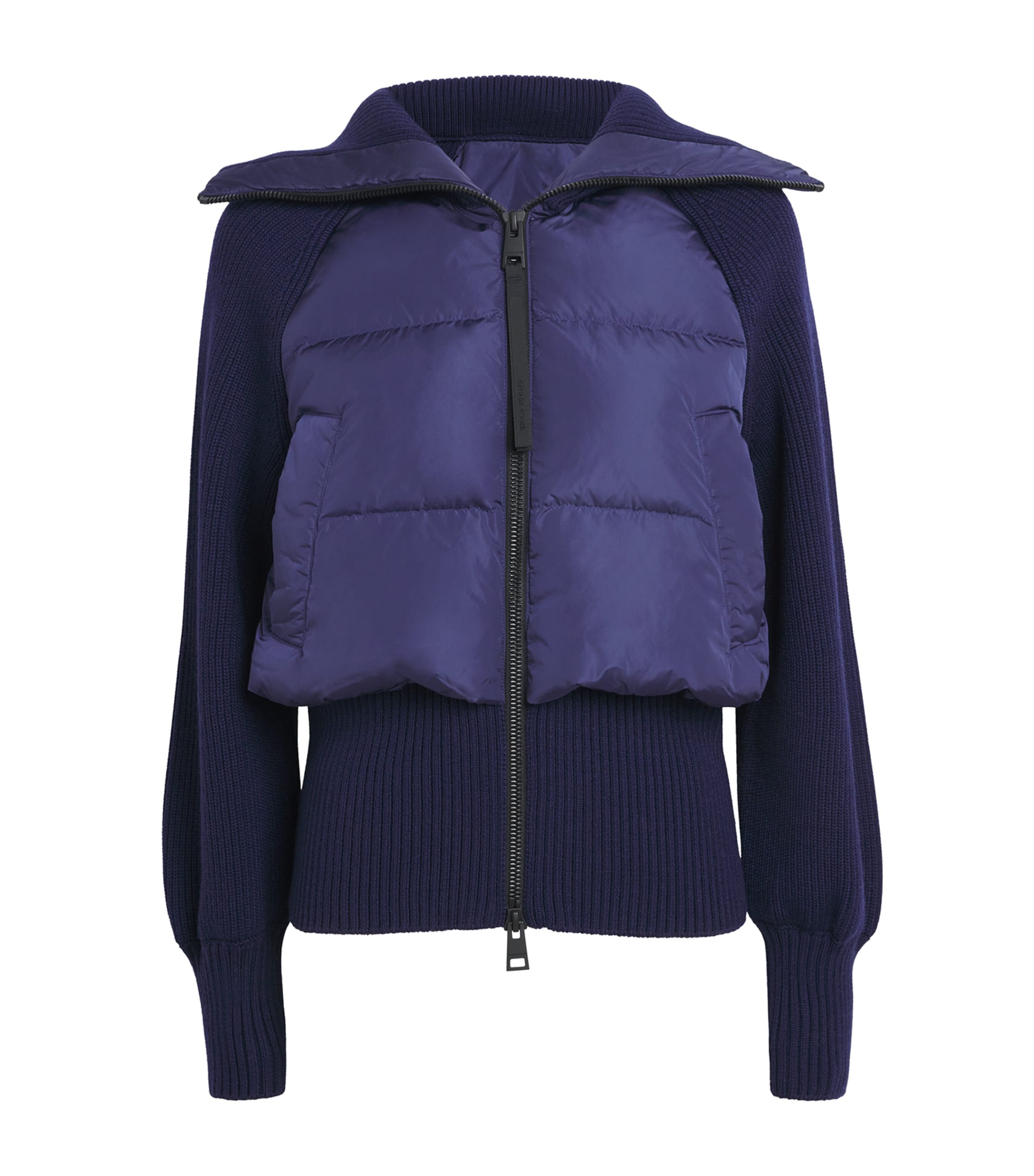 Navy Knitted HyBridge Astoria Jacket