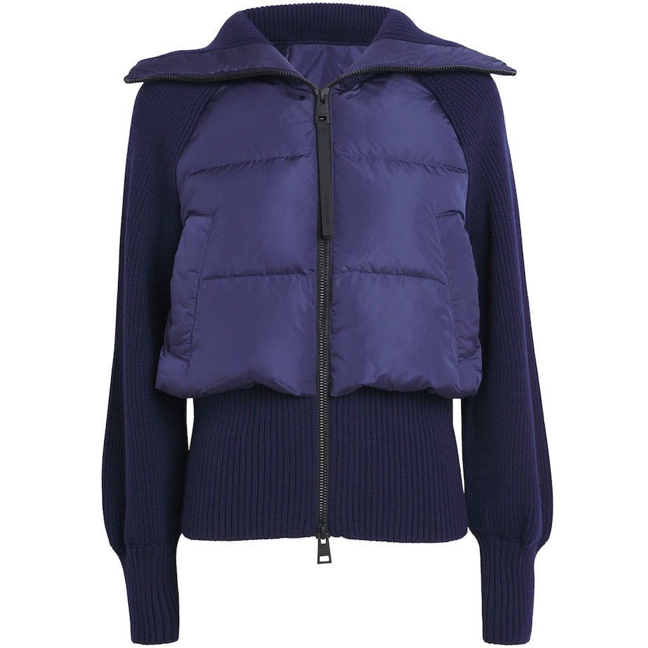 Canada Goose Navy Knitted HyBridge Astoria Jacket