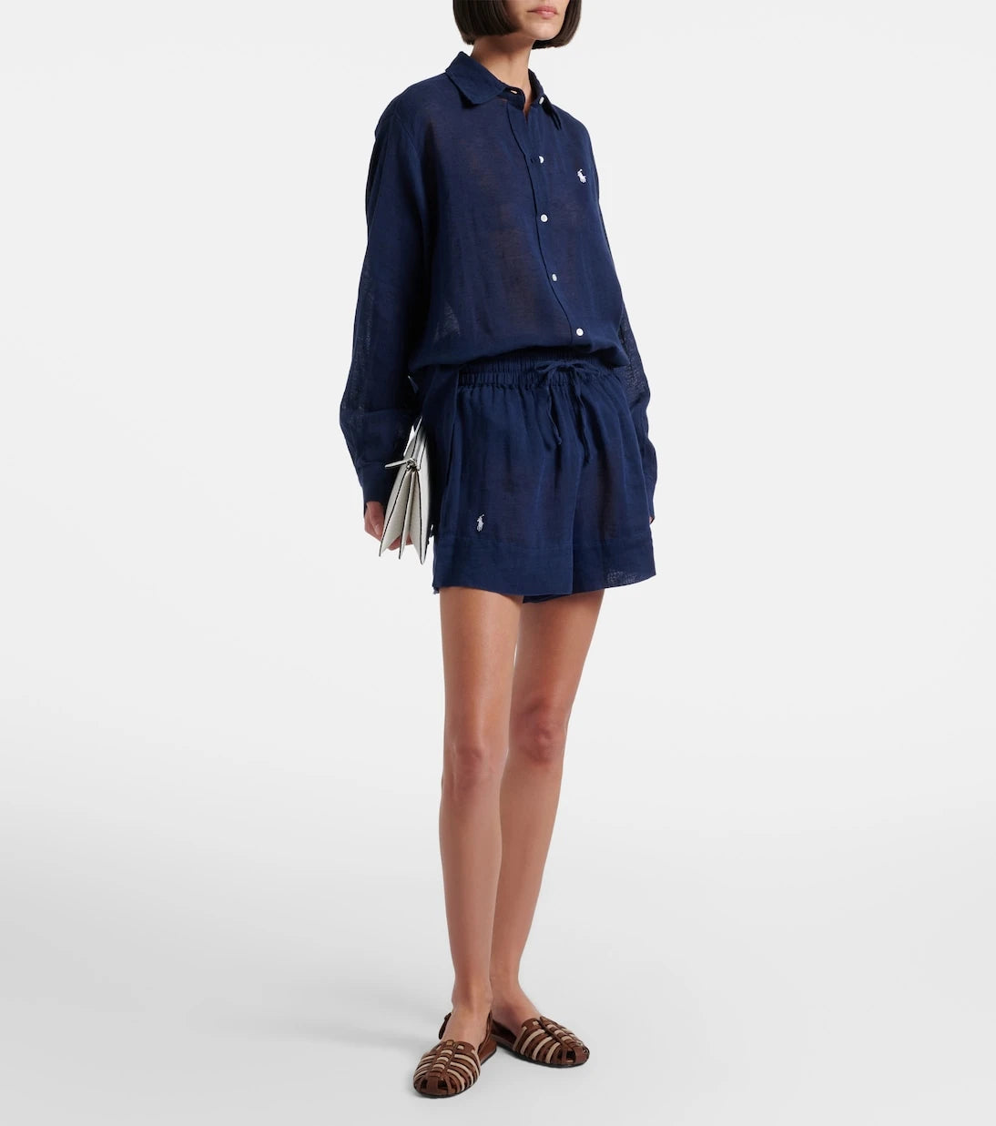Polo Ralph Lauren - Cotton and linen shorts