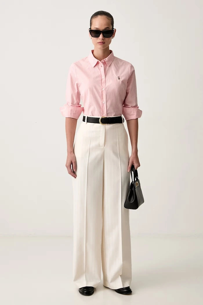 U.S. Polo Assn. Kadın Pamuklu Classic Fit Poplin Gömlek