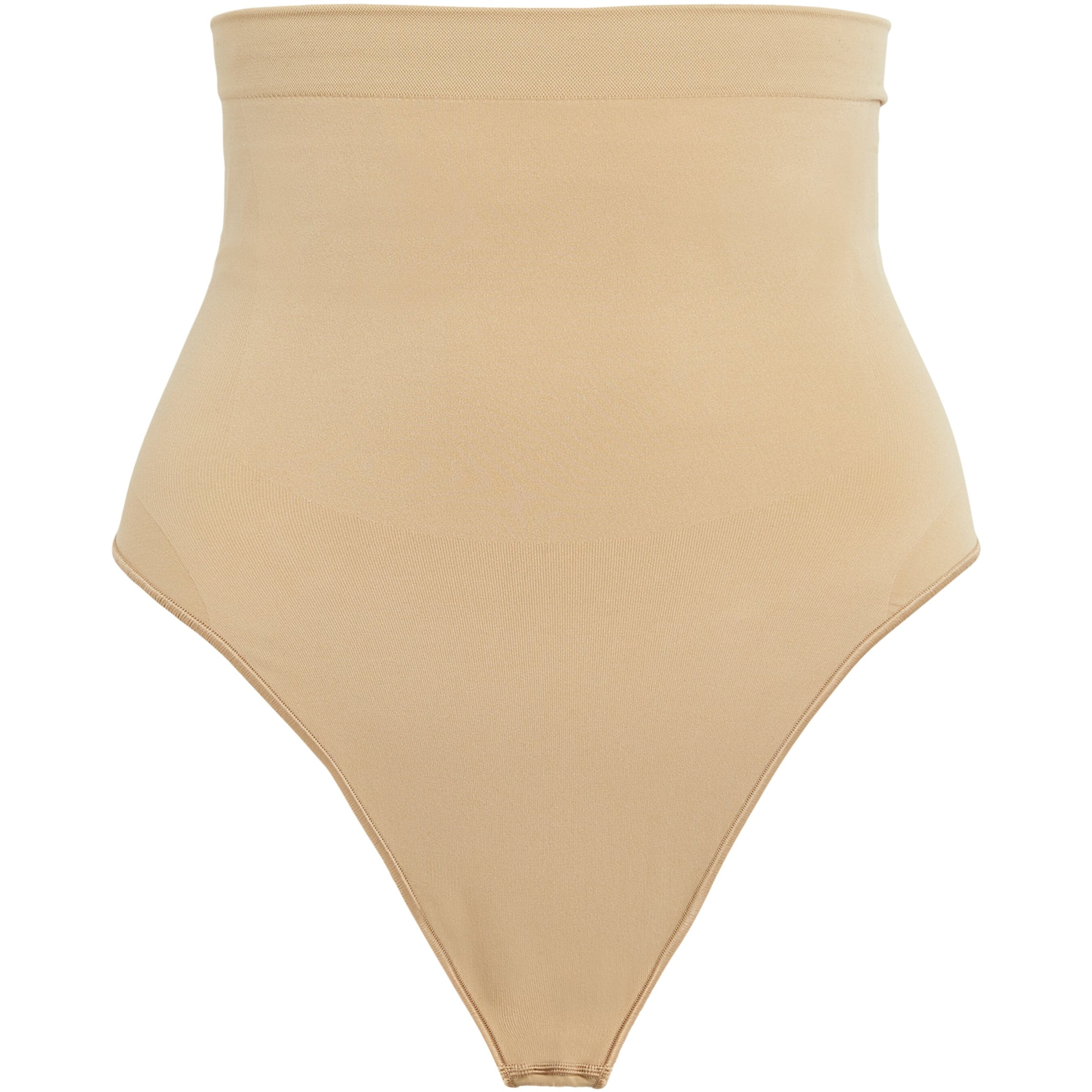 Skims Beige Seamless Sculpt High-Waist Thong