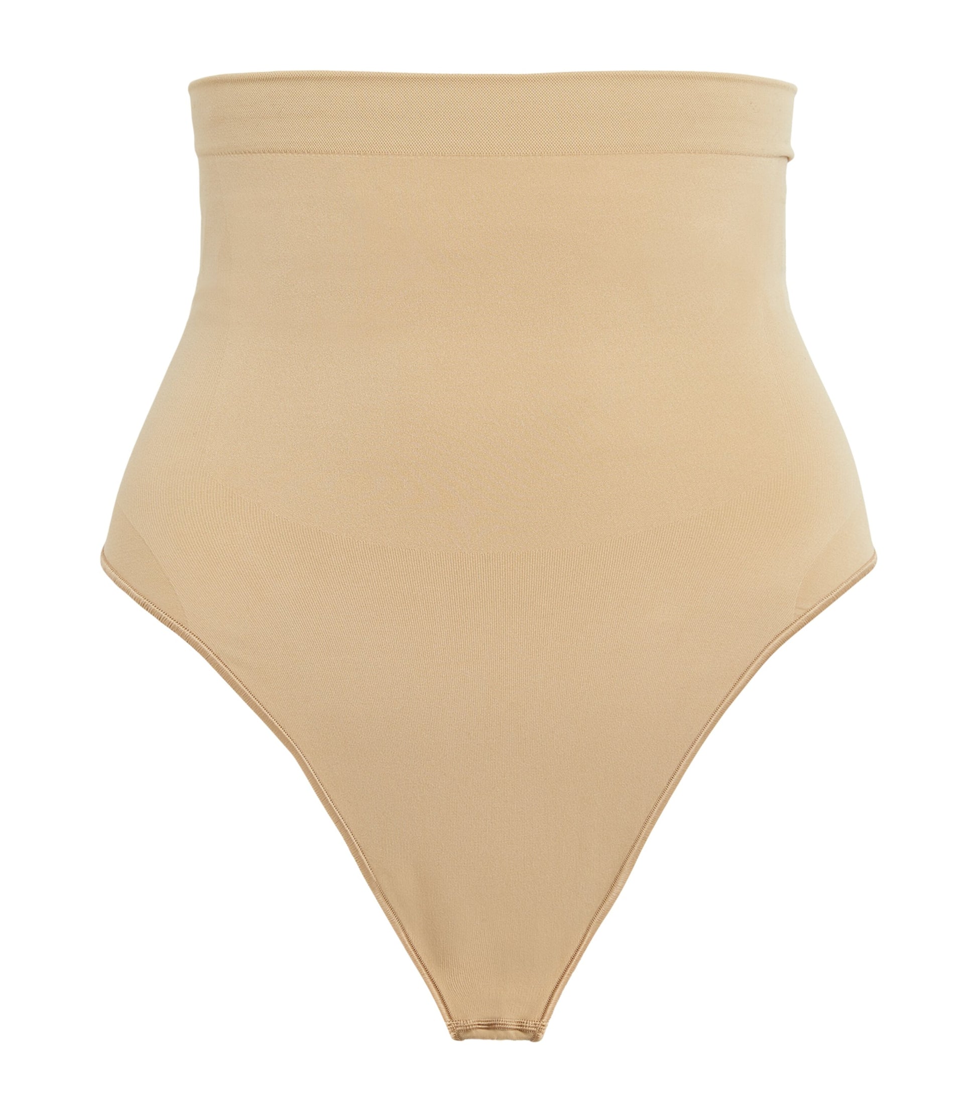 Skims Beige Seamless Sculpt High-Waist Thong