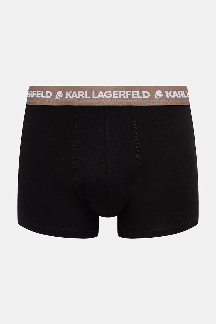 Karl Lagerfeld pamuk ve elastan erkek dar boxer LOGO TRUNK 5’li