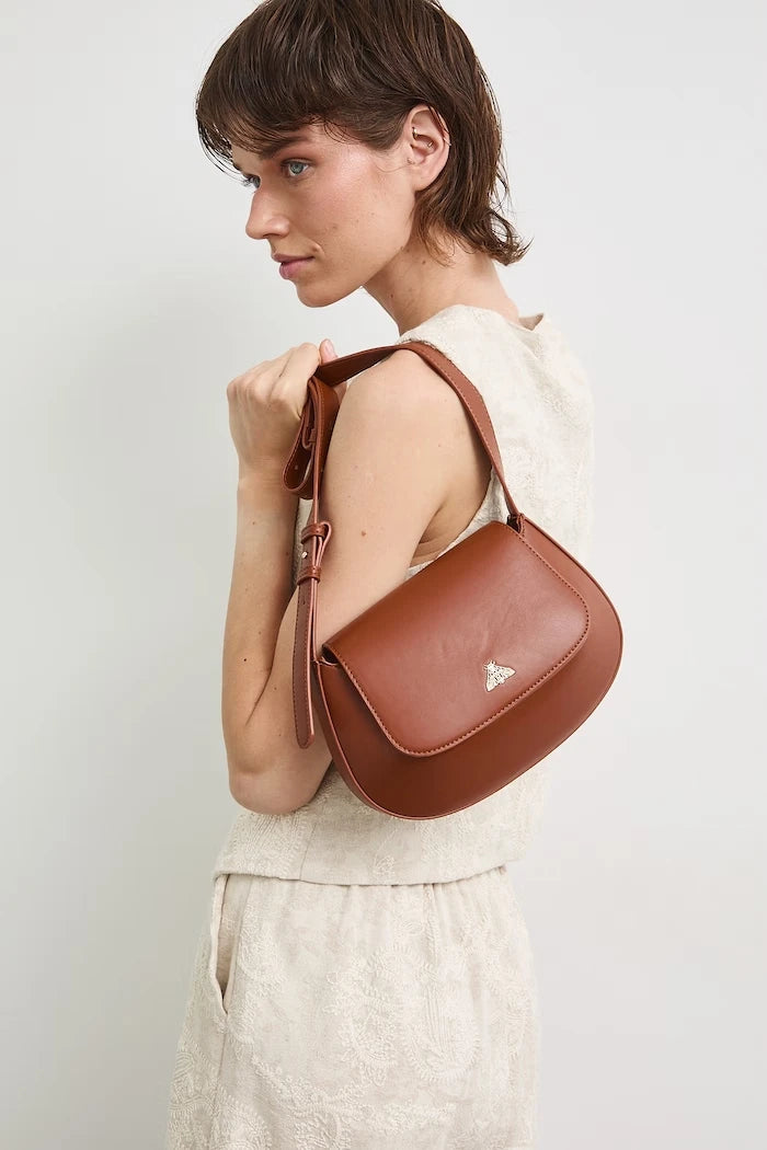 Medicine suni deri crossbody kadın çantası