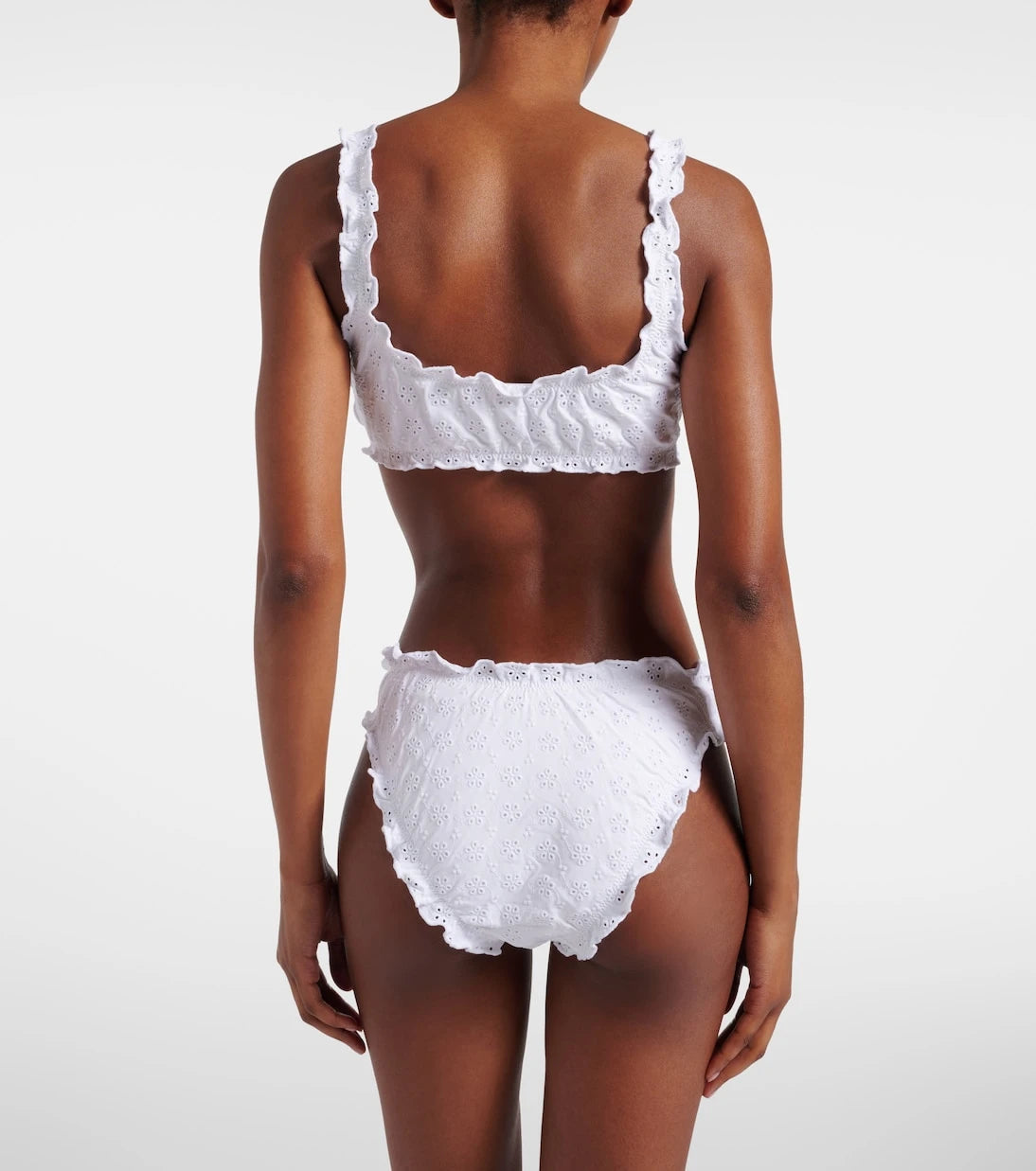 Polo Ralph Lauren - Broderie anglaise ruffled bikini bottoms