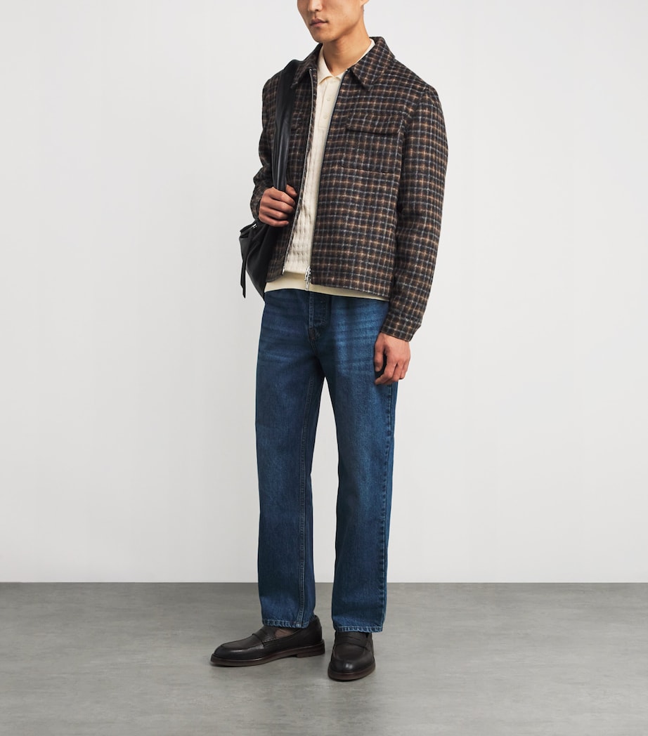 Cotton-Cashmere Oban Polo Sweater