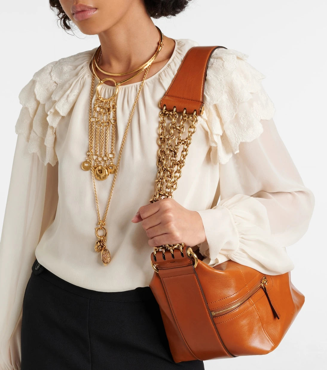 Chloé - Camera Chain leather shoulder bag