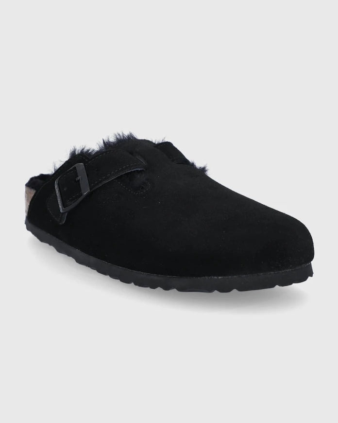 Велурени чехли Birkenstock Boston