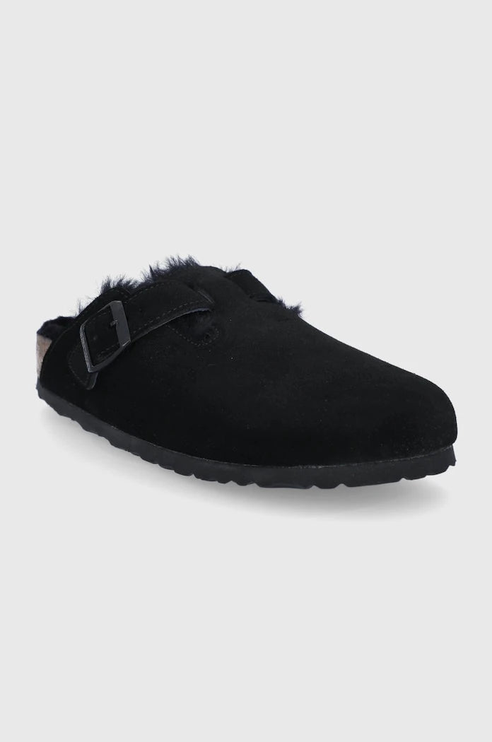 Велурени чехли Birkenstock Boston