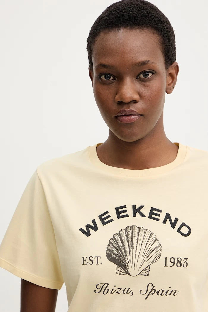Памучна тениска Weekend Max Mara BORA