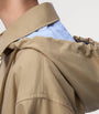 LOEWE Beige Cotton-Blend Stripe-Detail Parka