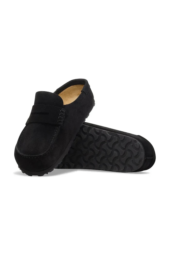 Birkenstock чехли сабо от велур Naples Wrapped Suede Leather