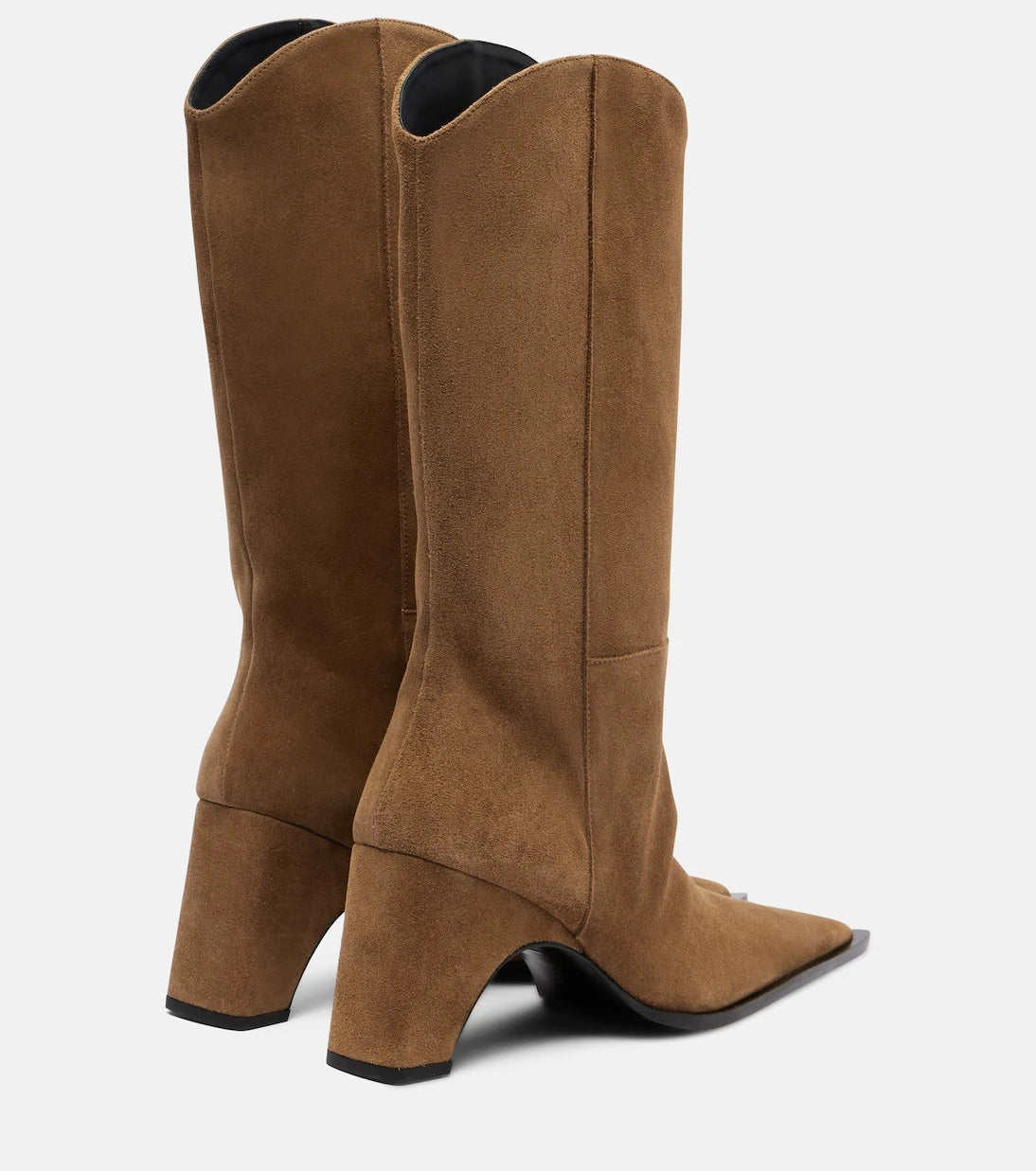 Coperni - Cowboy suede knee-high boots