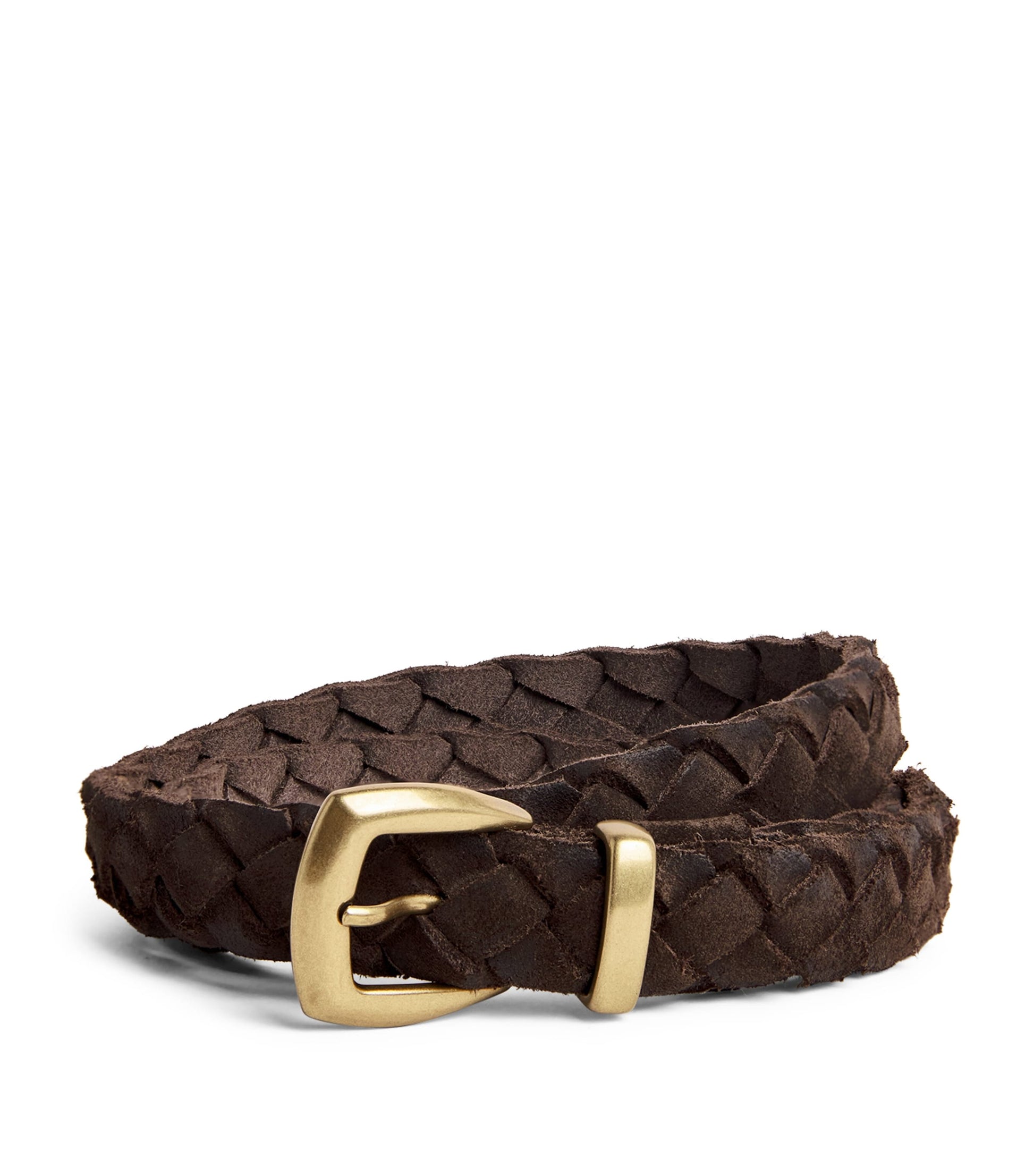 Suede Braided Belt