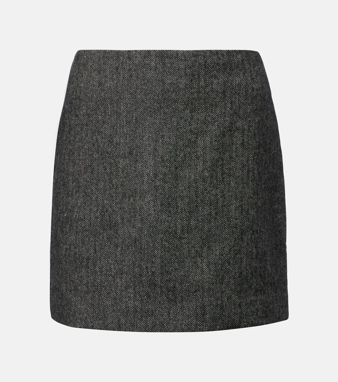 Blazé Milano - Coci herringbone wool-blend miniskirt