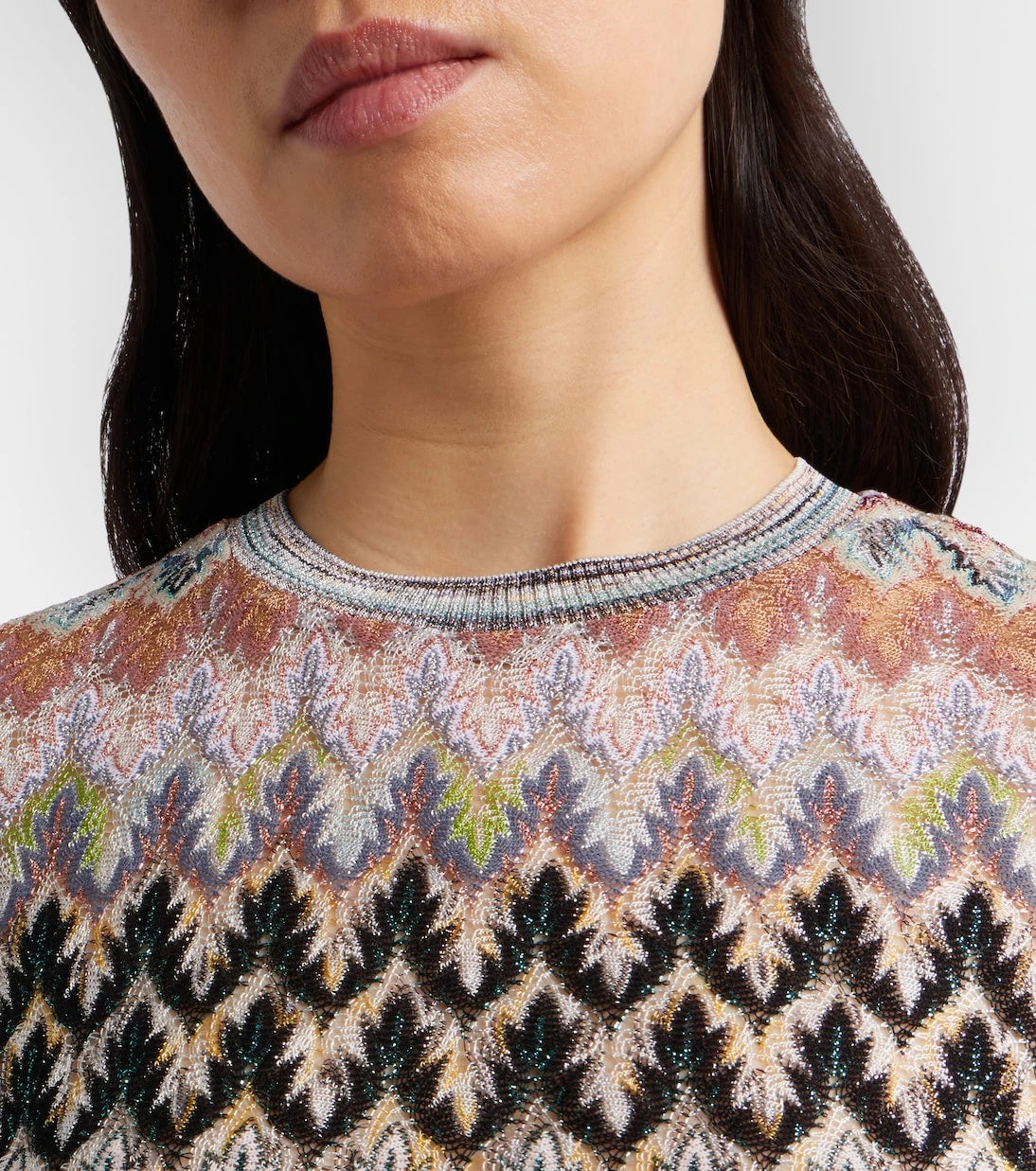Missoni - تي شيرت لاميه متعرج