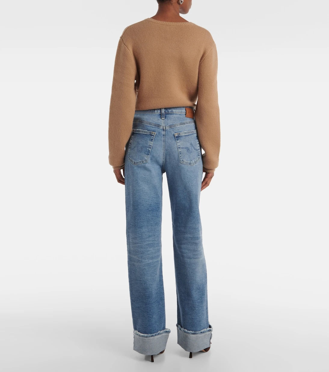 AG Jeans - Kora high-rise wide-leg jeans