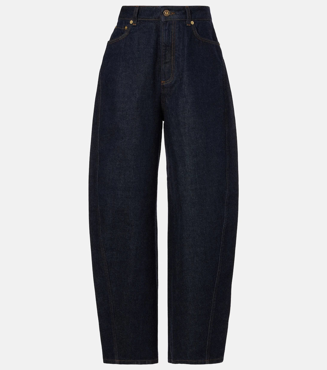 Givenchy - Cocoon yüksek bel geniş paça jean